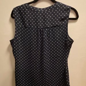 Banana Republic blue anchor tank